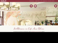 cafe-anna-blume.de Webseite Vorschau