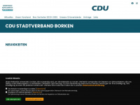 cdu-borken.de Webseite Vorschau
