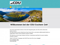 cdu-cochem-zell.de Webseite Vorschau