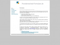 providerwechsel-formulare.de Thumbnail