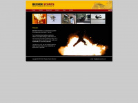 becker-stunts.com Webseite Vorschau