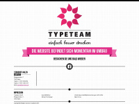 type-team.de Webseite Vorschau