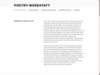 poetry-werkstatt.de Webseite Vorschau