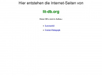 lit-db.org Webseite Vorschau