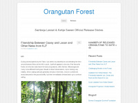 orangutanforest.wordpress.com Webseite Vorschau