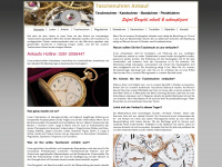 taschenuhren-ankauf.de Webseite Vorschau