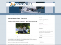 segelschule-neuhaus.ch Webseite Vorschau