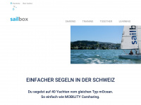 sailbox.ch Webseite Vorschau
