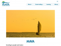mava-foundation.org Webseite Vorschau