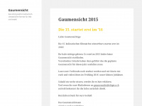 gaumensicht.ch Webseite Vorschau