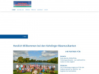 kehdinger-blasmusikanten.de Webseite Vorschau