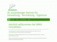 arka-immobilien.de Webseite Vorschau