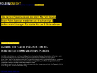 folienknecht.com Webseite Vorschau