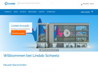 lindab.ch Webseite Vorschau