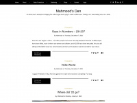 mahmood.tv Webseite Vorschau