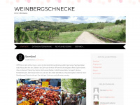 weinbergschnecke.wordpress.com Webseite Vorschau