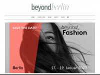 beyondberlin.com Webseite Vorschau