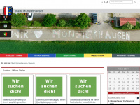 muensterhausen.de Webseite Vorschau