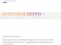 integralbeing.at Webseite Vorschau