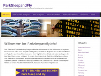 parksleepandfly.info Webseite Vorschau