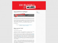 100blogsfuerdielinke.wordpress.com Webseite Vorschau