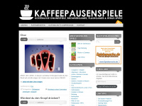 kaffeepausenspiele.wordpress.com Webseite Vorschau