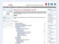 bihv-moodle.org Webseite Vorschau