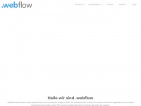 webflow.de Webseite Vorschau