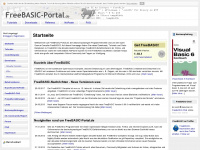 freebasic-portal.de Webseite Vorschau