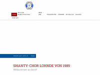 shanty-chor-lohnde.de Webseite Vorschau