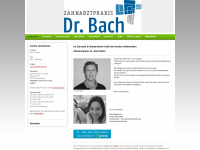 dr-bach.de Webseite Vorschau