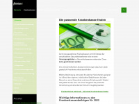 krankenkassen.net Webseite Vorschau