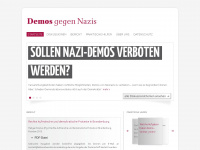 demos-gegen-nazis.de Webseite Vorschau