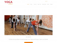 yoga-by-blum.de Webseite Vorschau