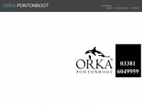 orka-pontonboot.de Webseite Vorschau