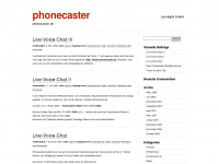 phonecaster.wordpress.com Webseite Vorschau