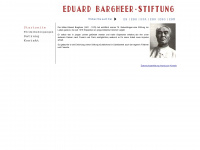 eduard-bargheer-stiftung.de Webseite Vorschau