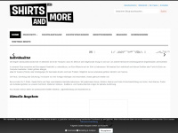 shirtsandmore.biz Webseite Vorschau