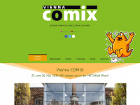 viennacomix.at Webseite Vorschau