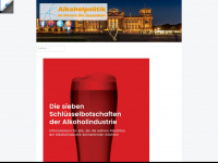 alkoholpolitik.de Webseite Vorschau