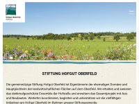 stiftung-oberfeld.de Webseite Vorschau
