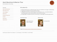 muschner-thar.de Webseite Vorschau