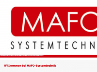 mafo-systemtechnik.de Webseite Vorschau