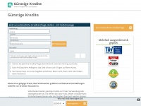 guenstigekredite.info Webseite Vorschau