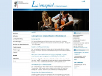 laienspiel-niederbayern.de Webseite Vorschau