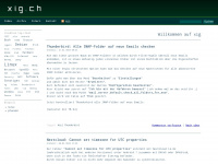 xig.ch Webseite Vorschau