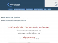cityfahrschule-pb.de Webseite Vorschau
