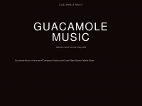 guacamolemusic.com Webseite Vorschau