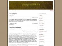 quergeschnitten.wordpress.com Webseite Vorschau