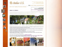 atelier-is.be Webseite Vorschau